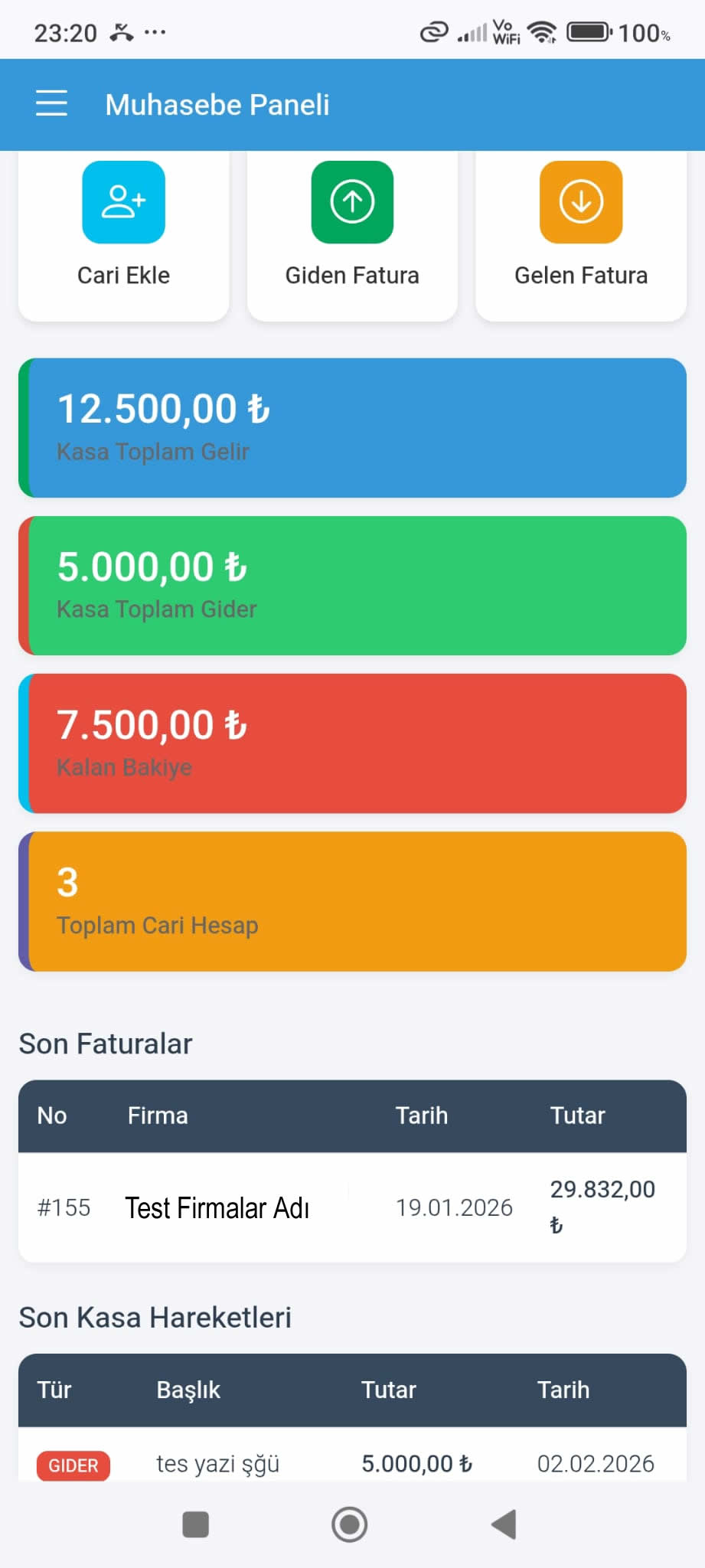 Telefon Görünümü